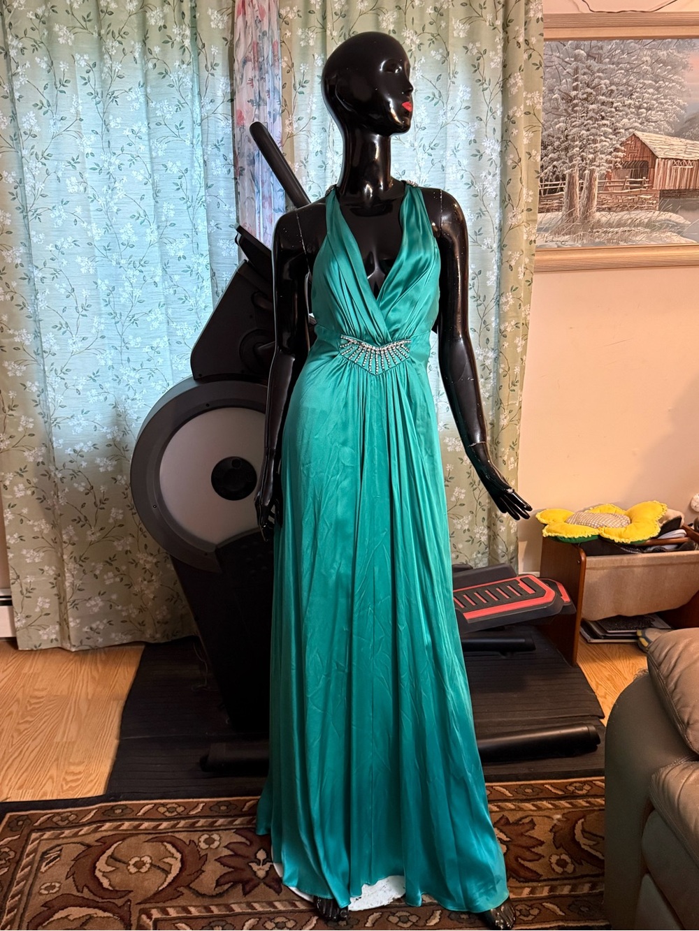 ABS Allen Schwartz Bridal Collection Dress. 
Silk 100%
